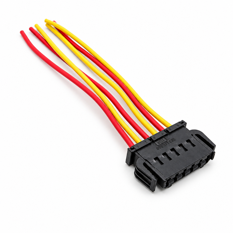 6 Pin Connector Rear Tail Light Lamp Wiring Harness Prewired Plug For Audi, VW, Beetle, Golf – SP052/6Pin-Cable – image 2