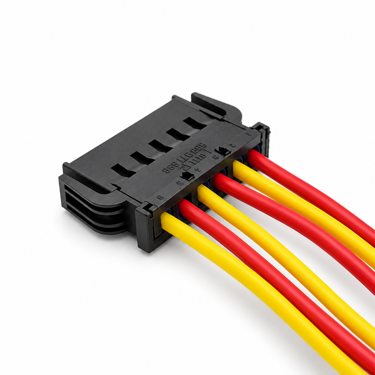 6 Pin Connector Rear Tail Light Lamp Wiring Harness Prewired Plug For Audi, VW, Beetle, Golf – SP052/6Pin-Cable – image 4