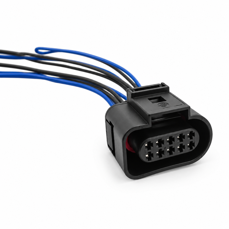 10 Pin Connector 1J0973715 Female Pre Wired For VW, Seat, Skoda, Audi