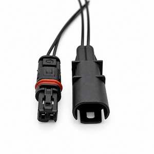 2 Pin Car Modified Door Handle Plug Rearview Mirror Heating Socket Female Male Connector Wiring – SP076/M+Fcable – image 1