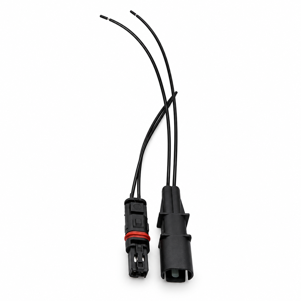 2 Pin Car Modified Door Handle Plug Rearview Mirror Heating Socket Female Male Connector Wiring – SP076/M+Fcable – image 2