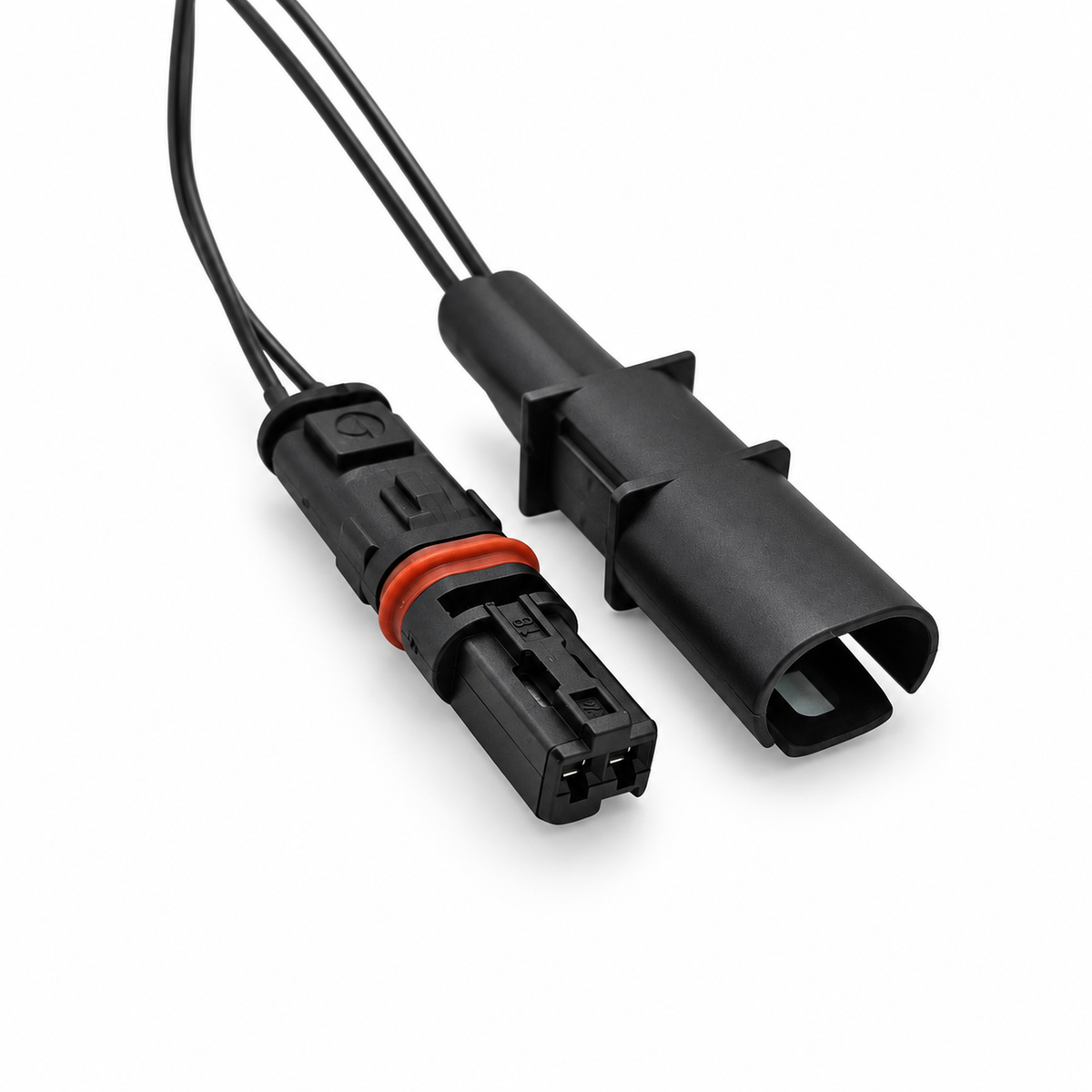 2 Pin Car Modified Door Handle Plug Rearview Mirror Heating Socket Female Male Connector Wiring – SP076/M+Fcable – image 8