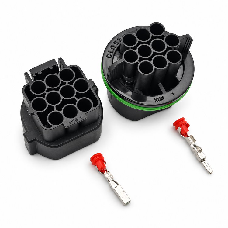 10 Pin HP066-10021 GL221-10021 Automotive Headlight Assembly Wiring Plug Socket Starter For – SP079/10pin-M+F – image 2