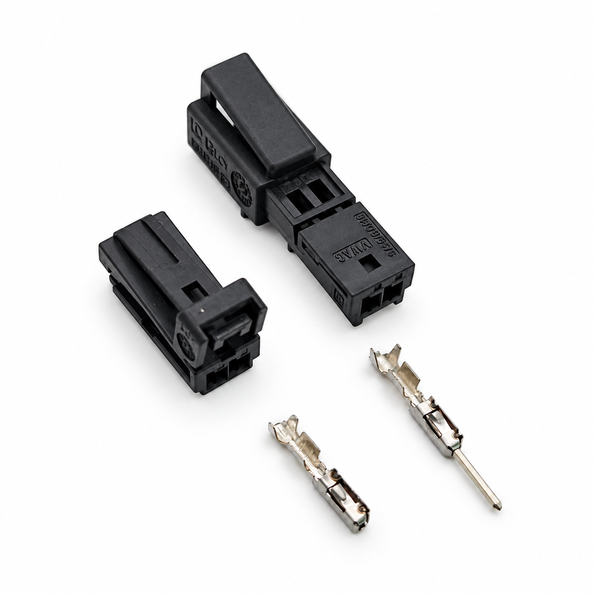 2 Pin Connector Door Lamp Socket Interior LED Plug Light Speaker for Audi VW Skoda 4B0971832 / – SP085/2Pin/M+F – image 1