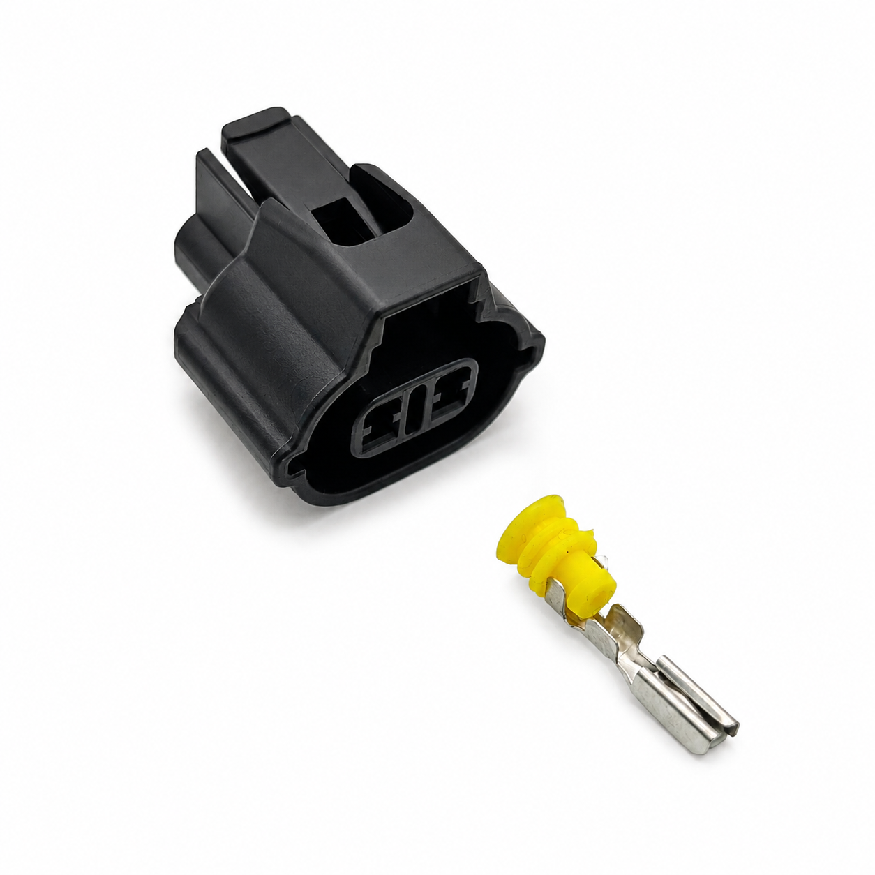 2Pin Connector Waterproof Housing Wiring Harness Plug with Terminals 7223-1324 MG640864-5