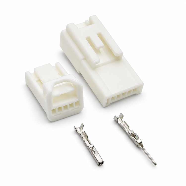 5 Pin Connector Series Auto Headlight Brightness Height Adjustment Wire Socket 6098-3802 – SP090/5Pin/M+F – image 1
