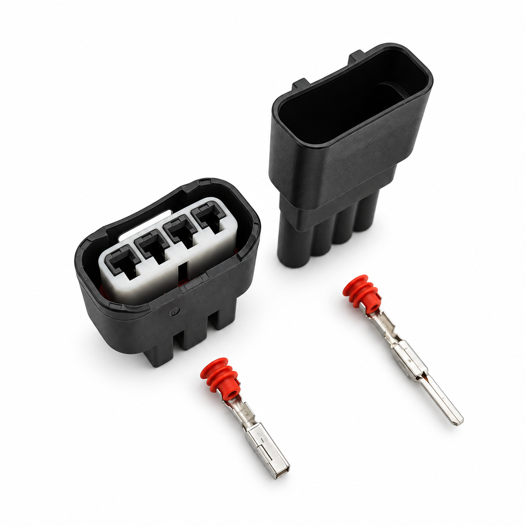 4 Pin 11885 7283-7449-30 Ignition Coil Plug Socket AC Assembly 90980-11885 For Toyota Carola Vios – SP100/4pin-M+F – image 2