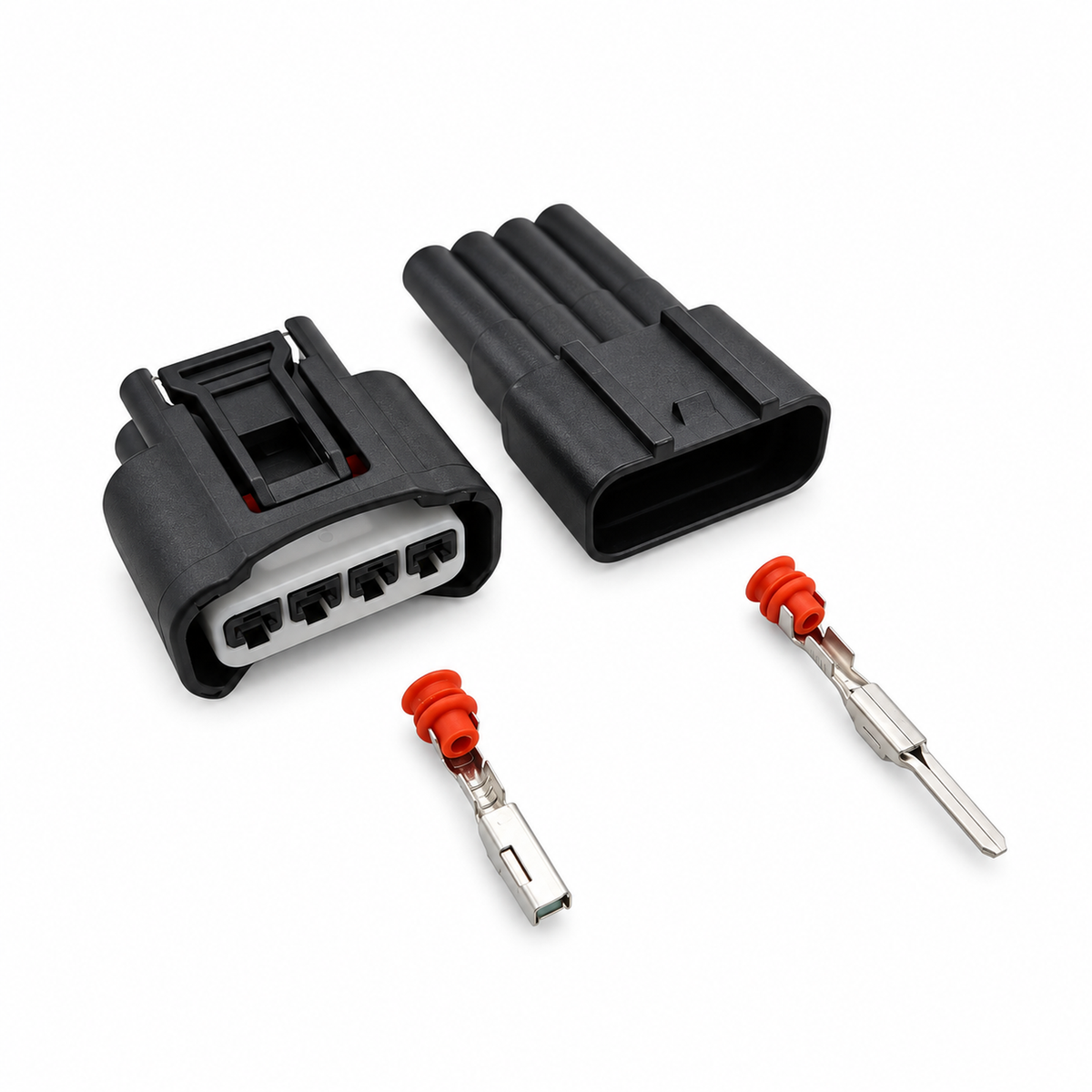 4 Pin 11885 7283-7449-30 Ignition Coil Plug Socket AC Assembly 90980-11885 For Toyota Carola Vios – SP100/4pin-M+F – image 3
