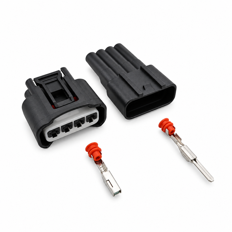 4 Pin 11885 7283-7449-30 Ignition Coil Plug Socket AC Assembly 90980-11885 For Toyota Carola Vios – SP100/4pin-M+F – image 3