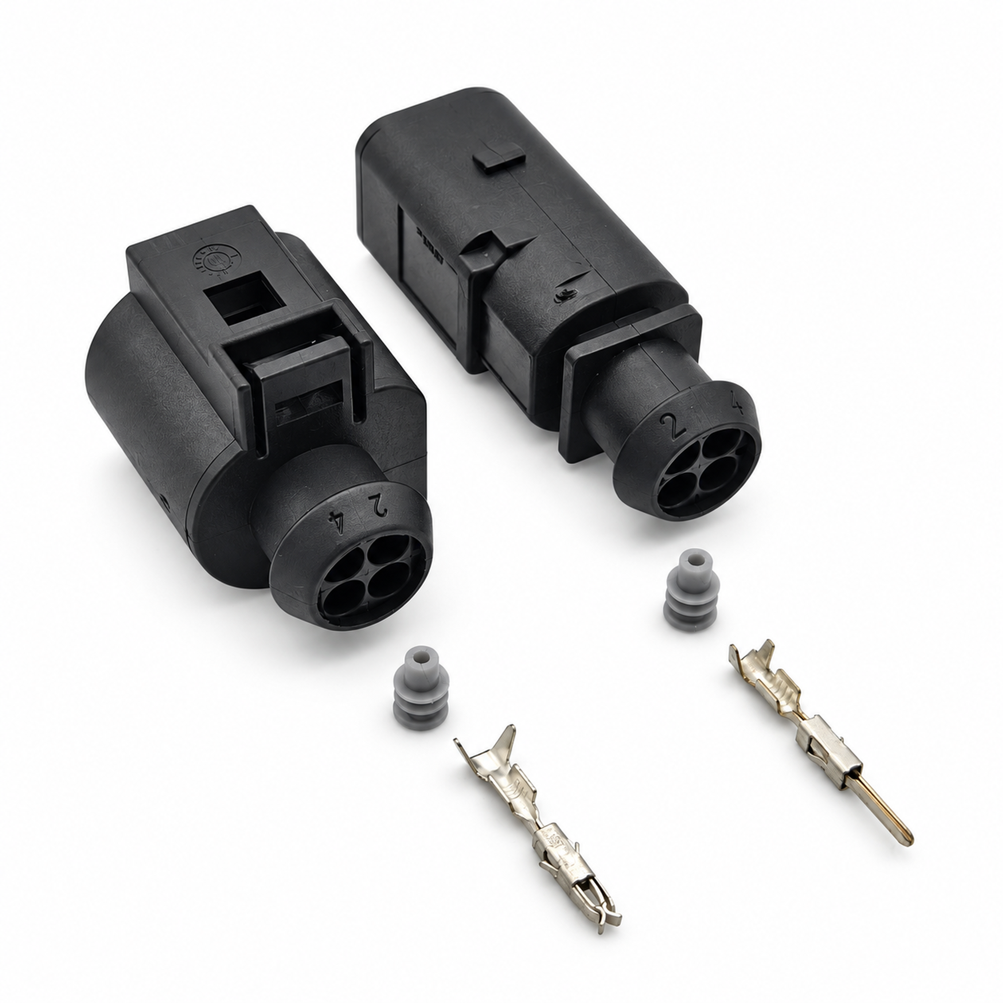 4 Pin 4B0 973 812 4B0973812 4B0 973 712 Automotive 1.5mm Water Temperature Sensor Plug Starter – SP101/4pin-M+F – image 1