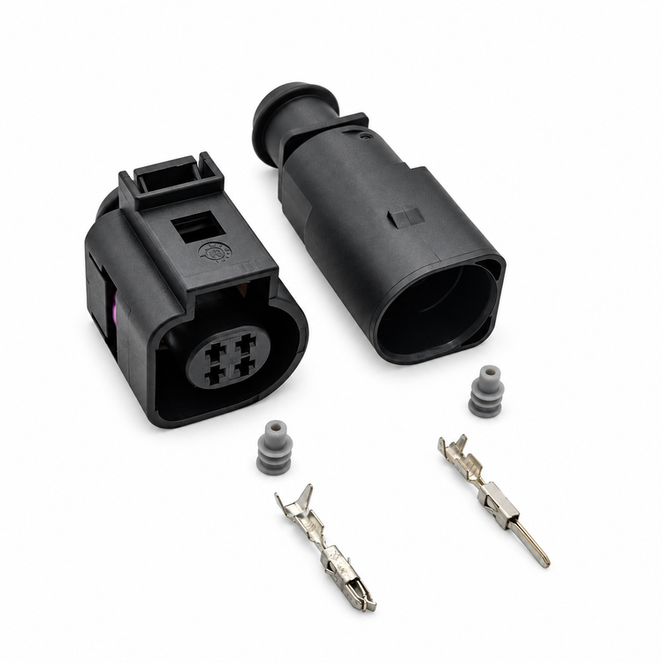 4 Pin 4B0 973 812 4B0973812 4B0 973 712 Automotive 1.5mm Water Temperature Sensor Plug Starter – SP101/4pin-M+F – image 3