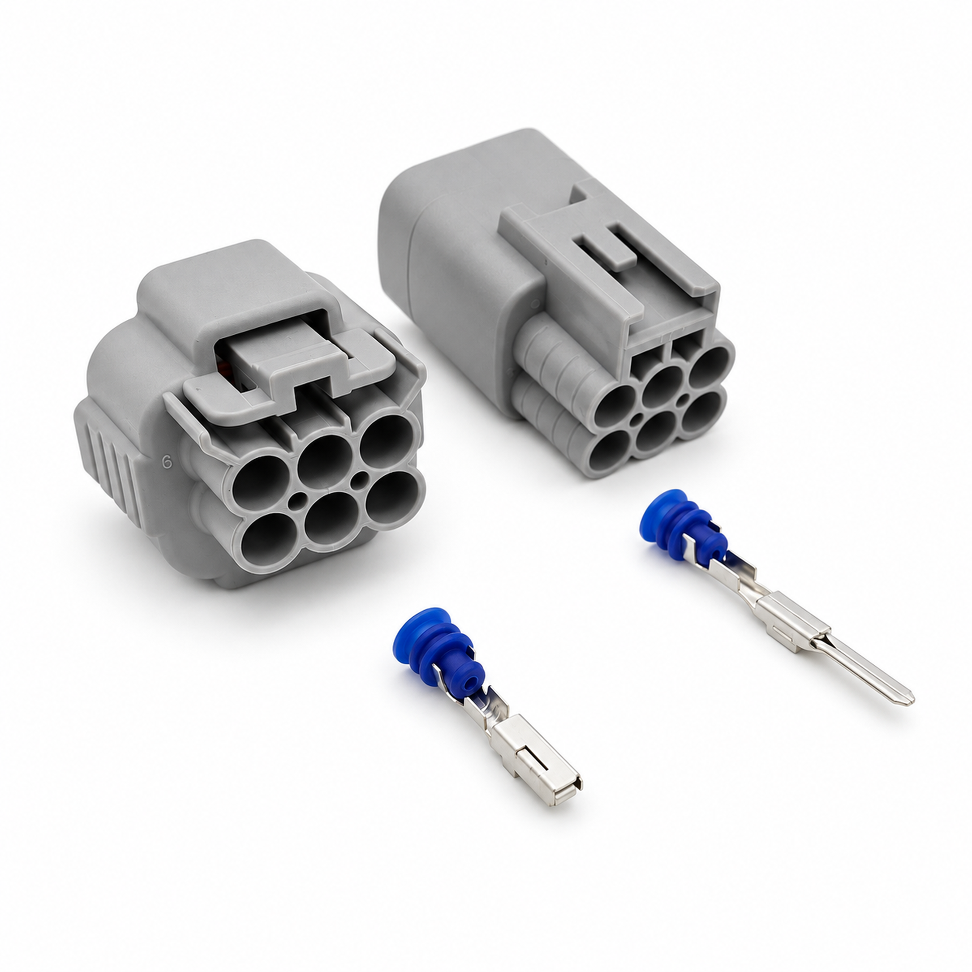 6 Pin TS Accelerator Pedal Plug Light Lamp Socket Car Water Spray Relay Controller pressure – SP103/6pin-M+F – image 1