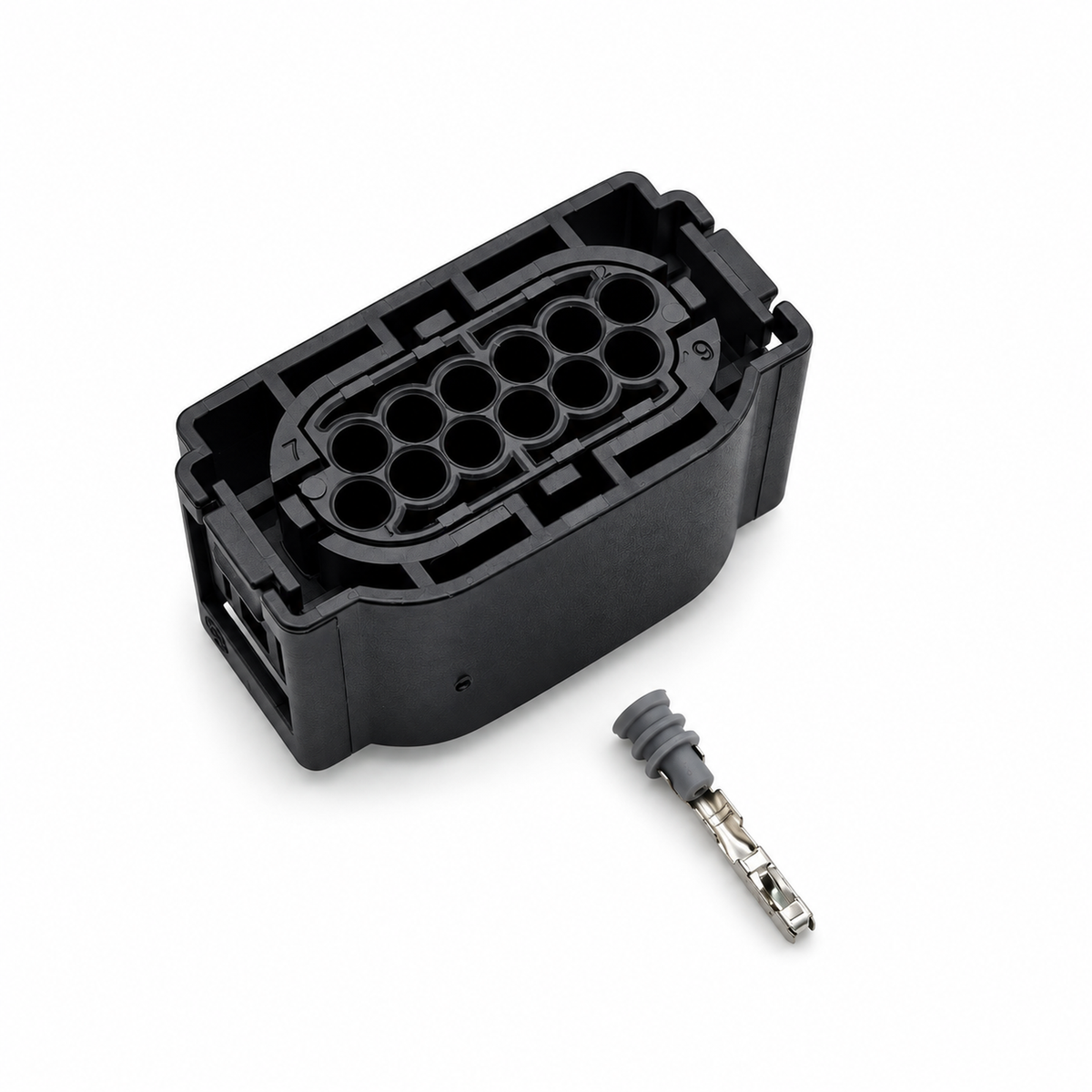 12 Pin Connector Lane Change Assist 0.7mm Male Plug For Porsche BMW Volkswagen Audi 967680 – SP115/12Pin-Connector – image 2