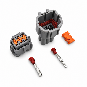6 Pin Connector Male and Female Plug Base Car Headlight Lamp 6185-1175 6188-5540 for Nissan – SP130/6-Pin/M+F – image 2