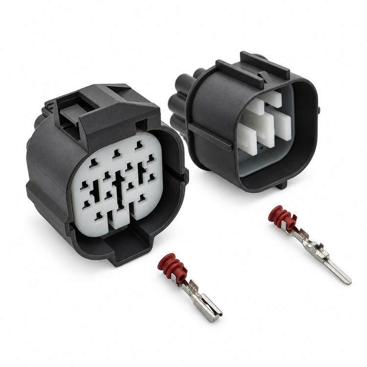 14 Pin Sumitomo 6181-0077 CONNECTOR Auto Male Female Connector 6189-0136 Water Proof With – SP137/14pin-M+F – image 3