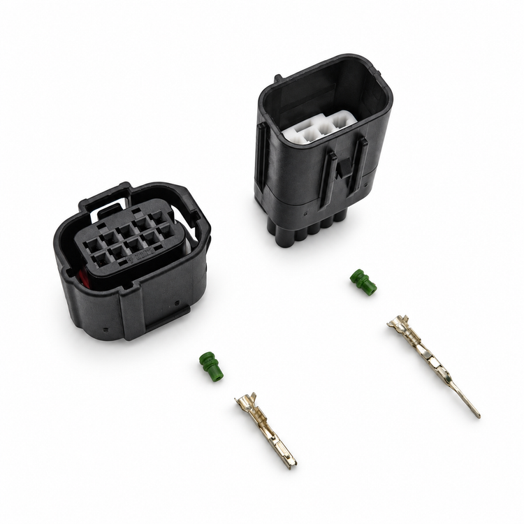 10 Pin Connector Male and Female 12380 6189-1134 6188-0696 Socket Radar Sensor Distance Sensor – SP143/10-Pin/M+F – image 1