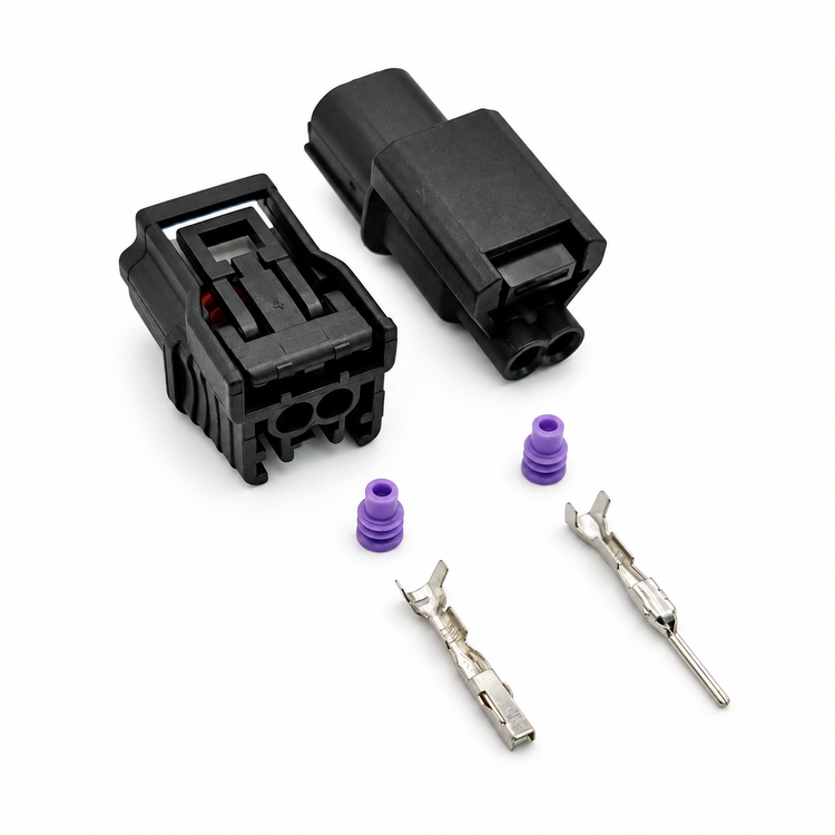 2 Pin Connector 6189-7036 HV-040 ABS Sensor Socket Press Switch Ignition Coil For Honda – SP145/2-Pin/M+F – image 1