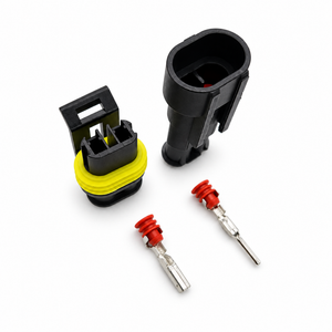 2 Pin Connector Male and Female 282104-1 282080-2 AMP SuperSeal Waterproof Automotive Electrical – SP147/2Pin-M+F – image 2