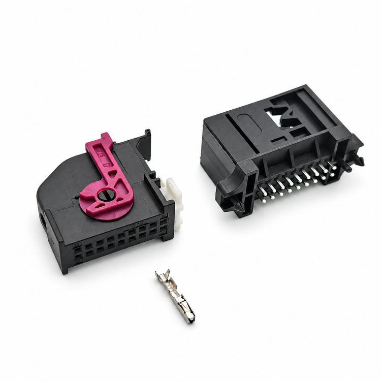 18 Pin Connector Male and Female 5Q0 972 718A ECU 5Q0972718A Car Socket Car Socket 1-1355154-1 – SP148/18-Pin/M+F – image 1