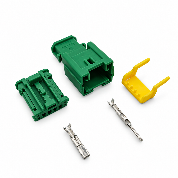 4 Pin 1.5 Series 98822-1045 98817-1045 Car License Plate Door Light Taillight Wiring Socket – SP153/4pin-M+F – image 3