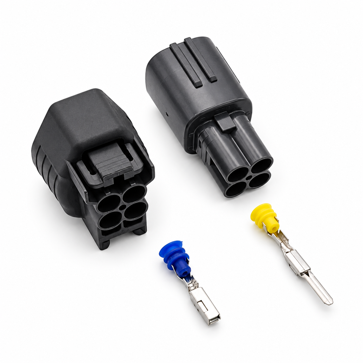 4 Pin 6189-0694 Alternator Regulator Repair Harness Connector Socket Starter 11964 90980-11964 – SP158/4pin-M+F – image 1