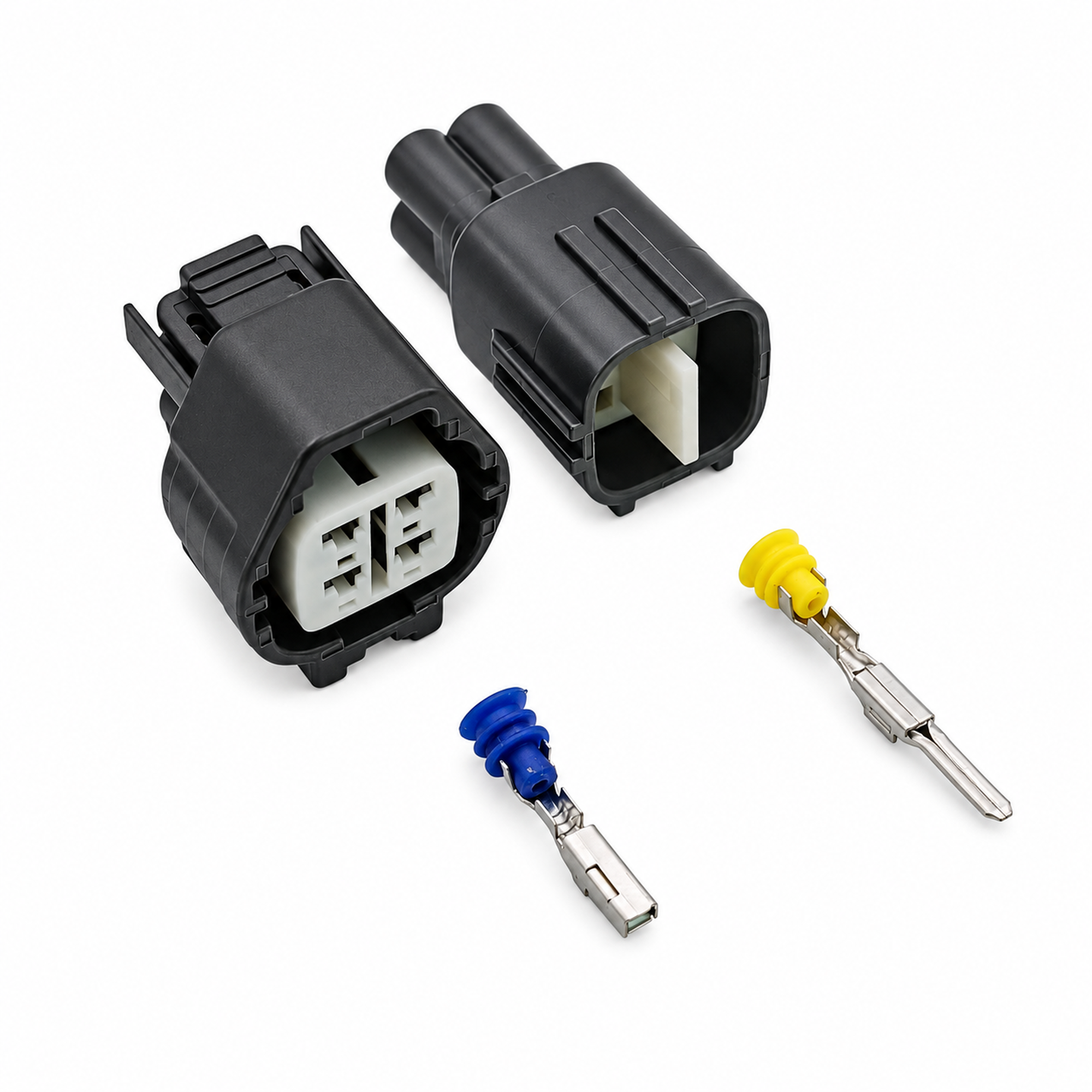 4 Pin 6189-0694 Alternator Regulator Repair Harness Connector Socket Starter 11964 90980-11964 – SP158/4pin-M+F – image 5