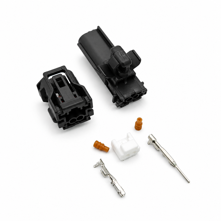 2 Pin Connector Male and Female 12416 90980-12416 Cover Switch Latch ABS Speed Sensor Plug – SP178/2Pin-M+F – image 1