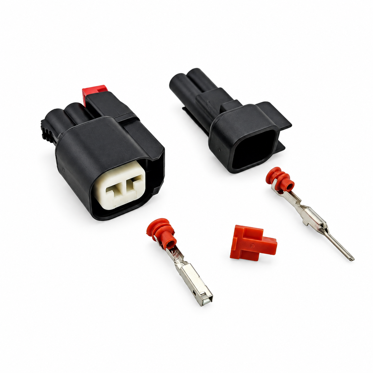 2 Pin Connector Air Conditioner Compressor Pump/ABS Sensor Socket AC For Ford Mondeo Focus – SP179/2Pin/M+F – image 5
