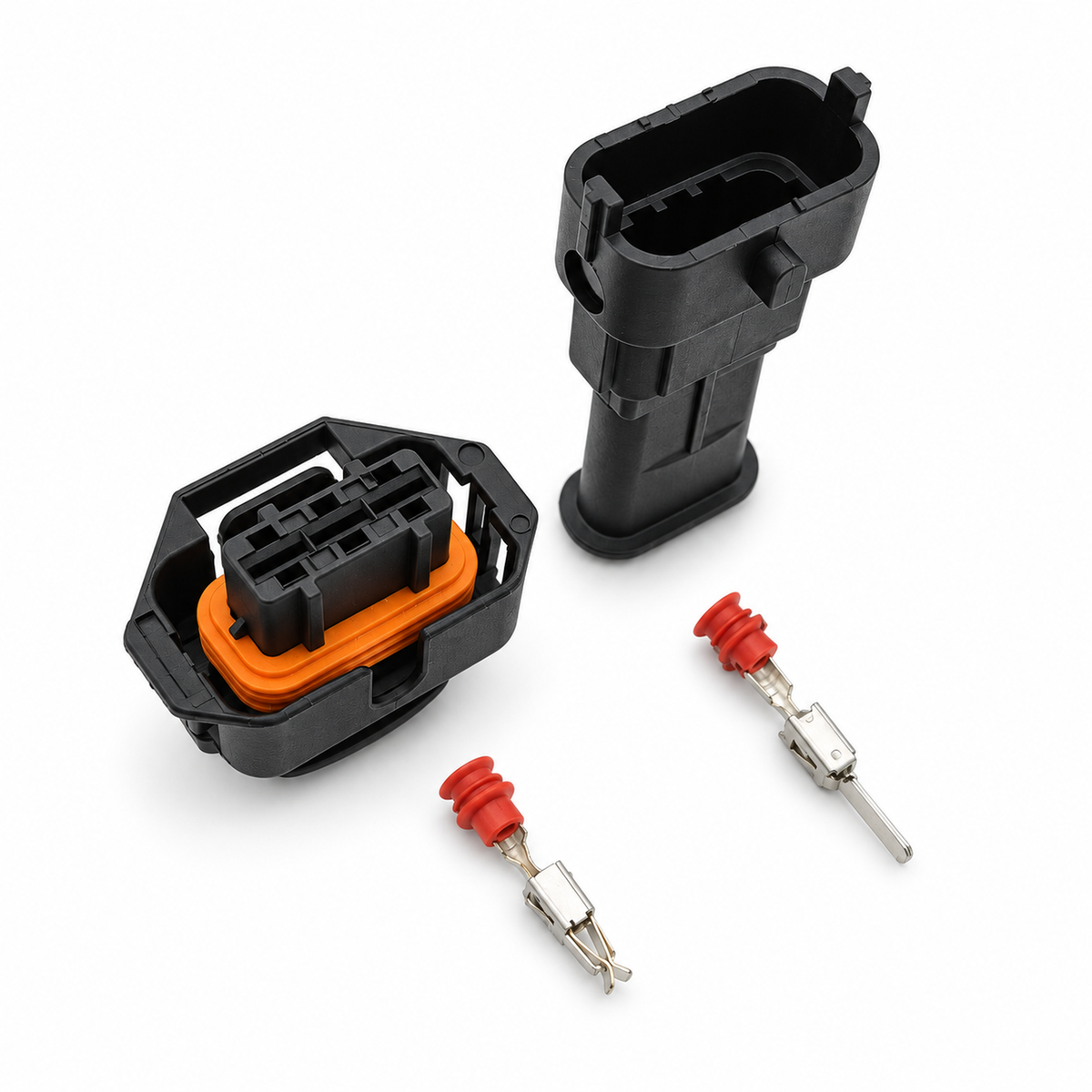 3 Pin for Bosch Common Rail Diesel Injector Plug Connector Kit 1928403966 – SP183/3Pin/M+F – image 2