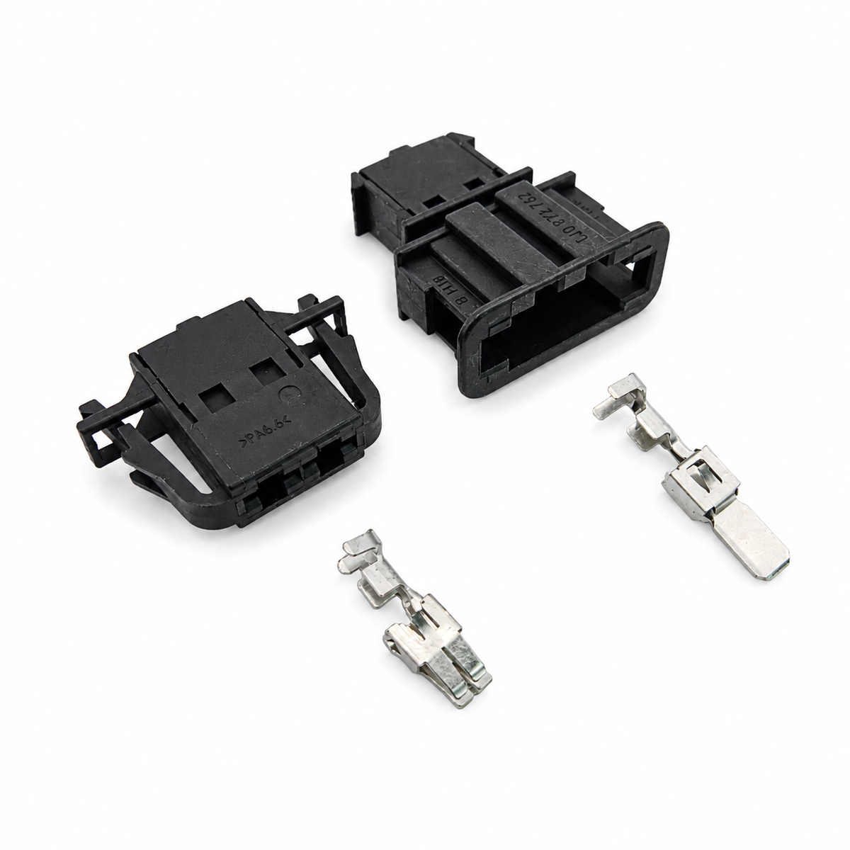 2 Pin Connector Male and Female Engine Fan Blower Electric Pigtail Wire 1j0972762 1j0972752 for VW Audi