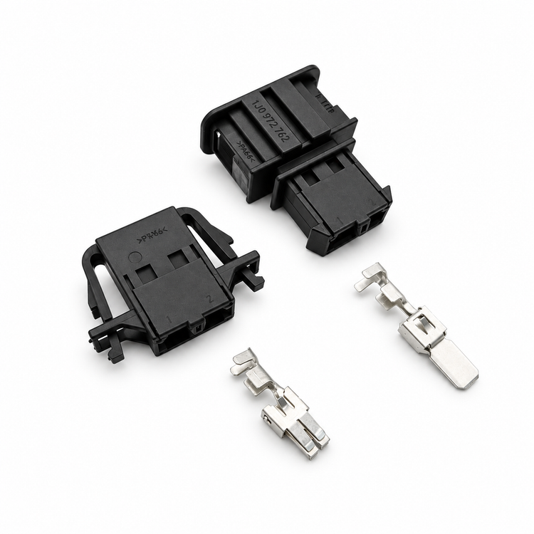2 Pin Connector Male and Female Engine Fan Blower Electric Pigtail Wire 1j0972762 1j0972752 for – SP195/2Pin-M+F – image 1