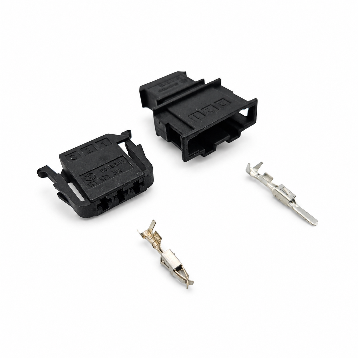 3 Pin Connector Male and Female 6.3 Series 1J0972763 Auto Blower Wiring Harness Socket For VW Tiguan