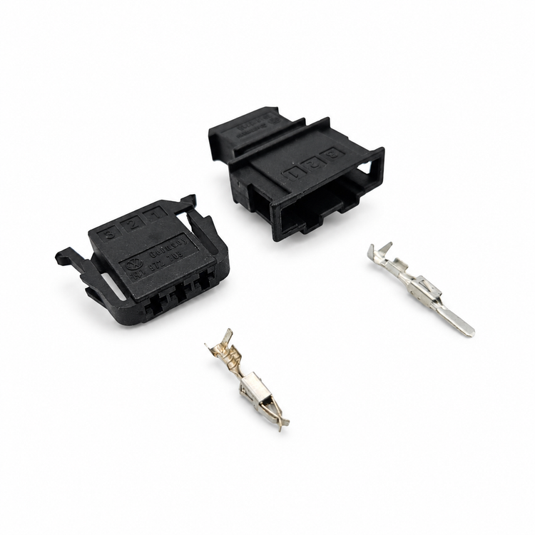3 Pin Connector Male and Female 6.3 Series 1J0972763 Auto Blower Wiring Harness Socket For VW Tiguan