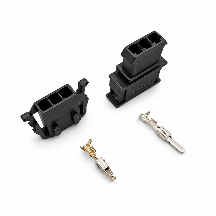 3 Pin Connector Male and Female 6.3 Series 1J0972763 Auto Blower Wiring Harness Socket For VW – SP196/3Pin-M+F – image 2