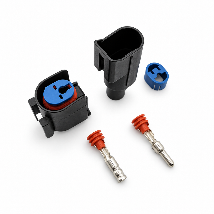 1 Pin 2.8 Series 98015-0001 Auto Waterproof Wiring Socket 980150001 Automobile Plastic Housing – SP205/1pin-M+F – image 2