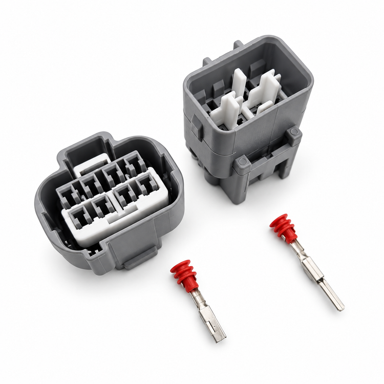 8 Pin 90980-10897 90980-10896 Automotive Connector Reversing Radar Assembly Plug PDC Socket For – SP208/8pin-M+F – image 3