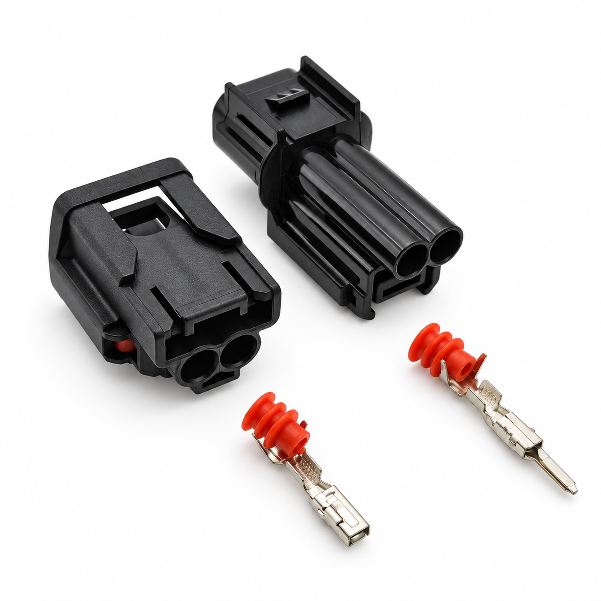 2 Pin Connector Male and Female 6181-6851 6189-7408 LED Light Fog Lamp Cable Waterproof Plug For – SP210/2-Pin/M+F – image 2