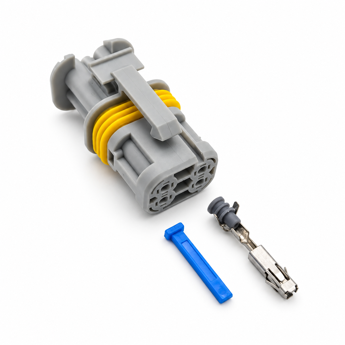 4 Pin Automobile waterproof connector EBS Knor 2.2 2.3 Rear modulator plug 18650.000.001 – SP212-Black – image 1