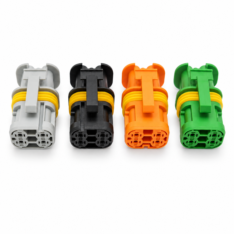 4 Pin Automobile waterproof connector EBS Knor 2.2 2.3 Rear modulator plug 18650.000.001 – SP212-Black – image 5