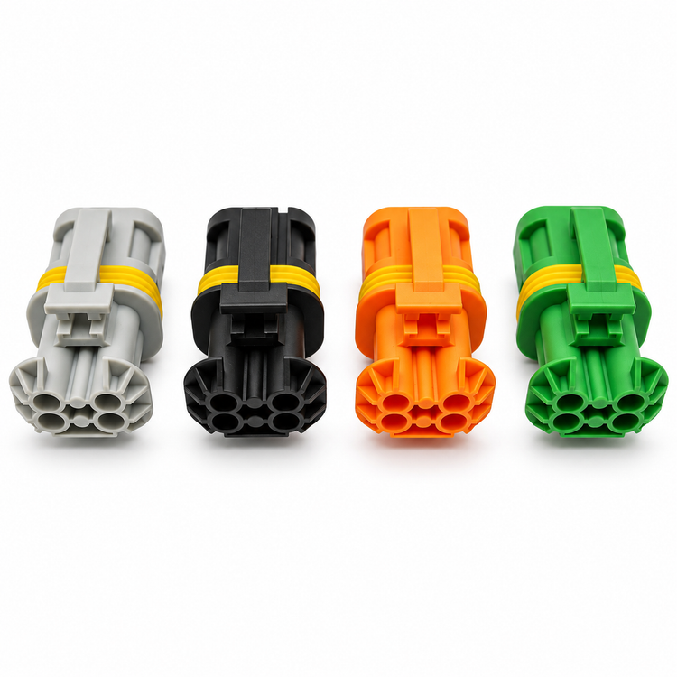 4 Pin Automobile waterproof connector EBS Knor 2.2 2.3 Rear modulator plug 18650.000.001 – SP212-Black – image 7