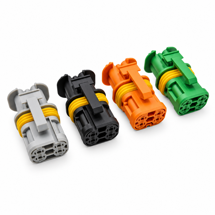 4 Pin Automobile waterproof connector EBS Knor 2.2 2.3 Rear modulator plug 18650.000.001 – SP212-Black – image 17