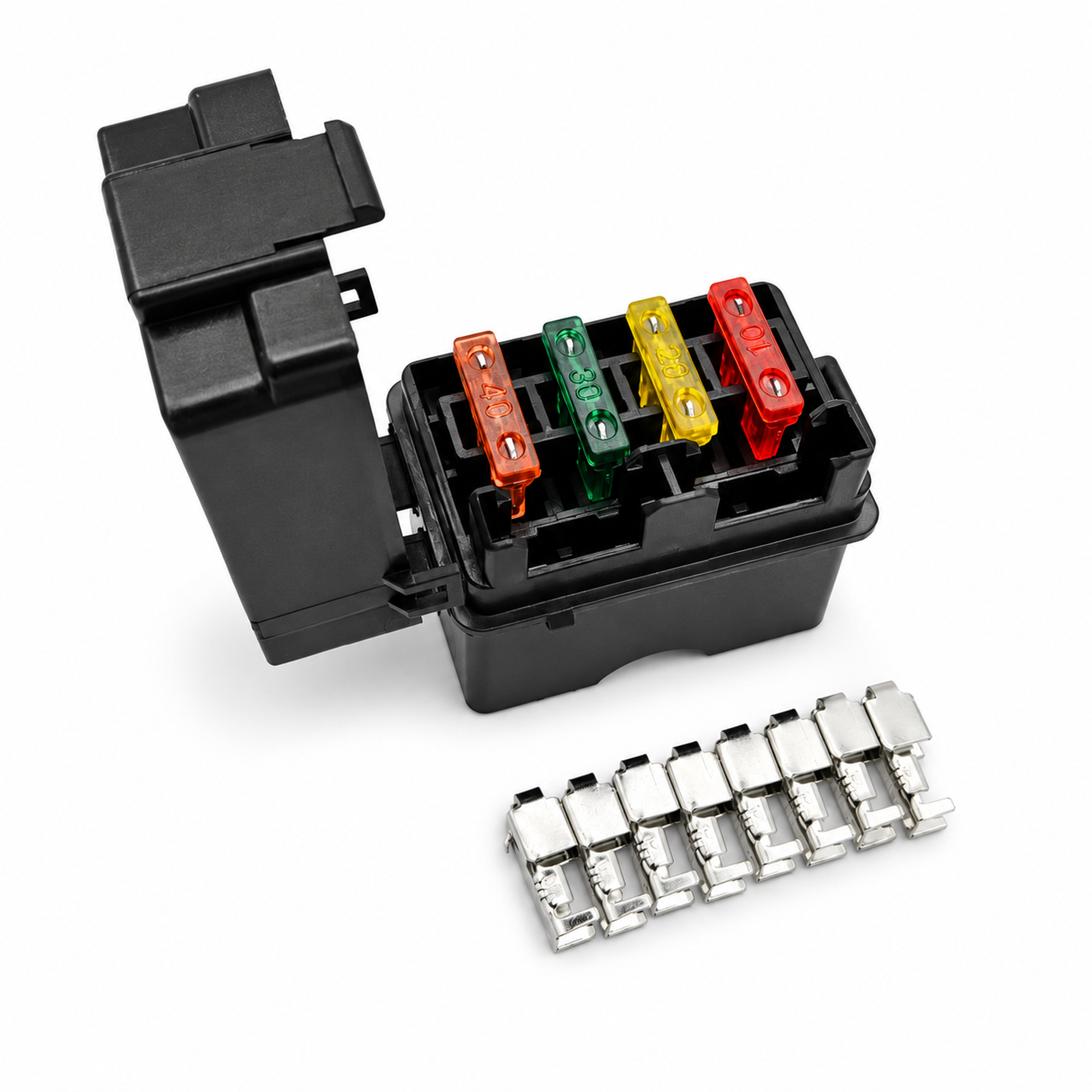 4 Way Fuse Box Standard Automotive Circuit Controller Box Medium Relay Assembly Car Fuse Holder – SP215-fusebox – image 1