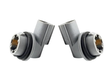 2pcs Grey Side Marker Light Lamp Bulb Holder for Honda Civic 2016-2021