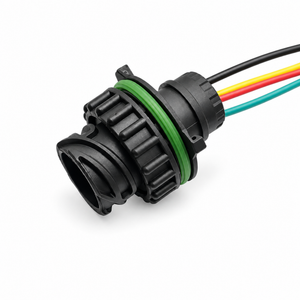 Pre-wired Circular DIN 4 Pin Pressure Sensor Connector For Volvo TE Connectivity AMP 1-965686-1 – T22/Circular – image 2