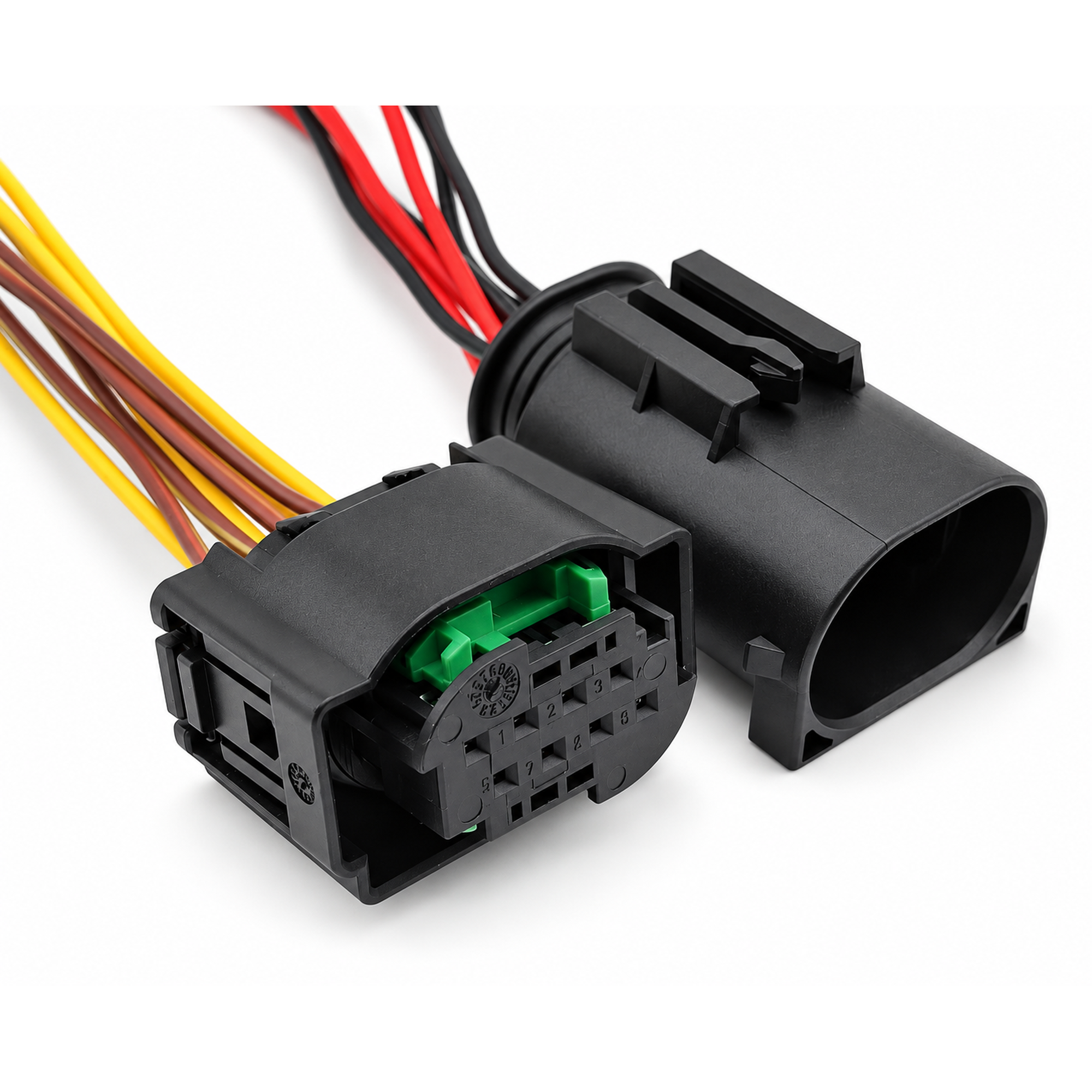 8 Pin 4F0972708 Male Female Connector Sensor ACC Radar Fits VW, Audi, Skoda – T30/M+Fcables – image 5