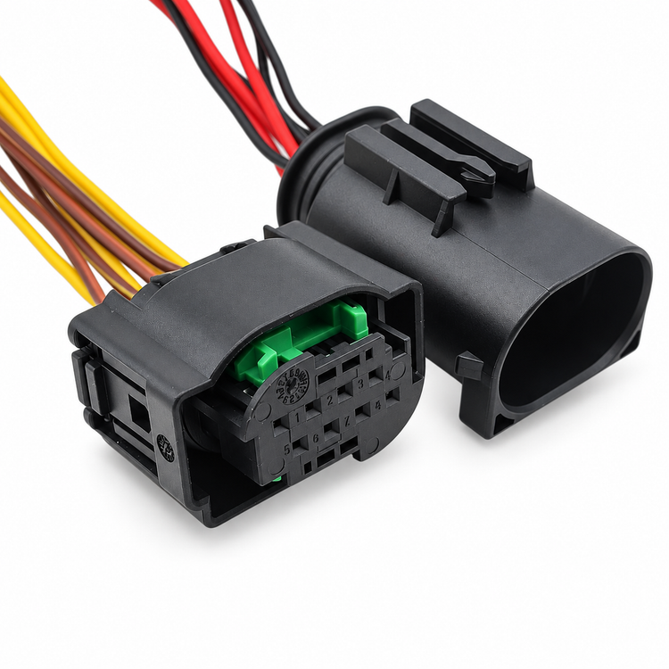 8 Pin 4F0972708 Male Female Connector Sensor ACC Radar Fits VW, Audi, Skoda – T30/M+Fcables – image 10