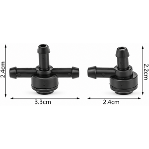 Pair Windscreen Washer Valve For Volvo C30 C70 S40 S60 S80 V50 V70 XC60 9178895 – T43/AMZ-38 – image 1