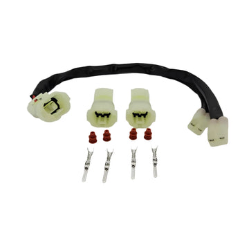 Twin Power Splitter for Honda CB500X/F/R CB650F for 2 Power Outlet Ports USB Phone - Dual Connector Plug Kit