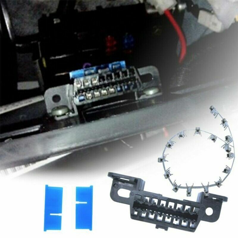 Universal OBD2 Under Dash Mount Socket Plug Connector 24W 16 pin Femal