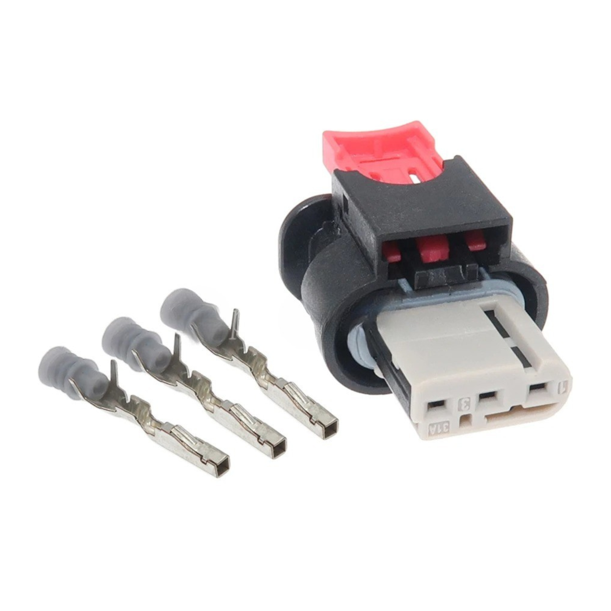 3 Pin Reversing Connector Plug for Tesla 35126369 Unwired w/ Seals & Pins